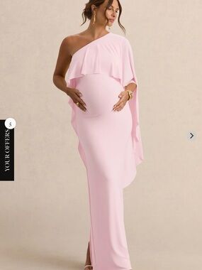 Club L London Cicely Pink Maternity Dress